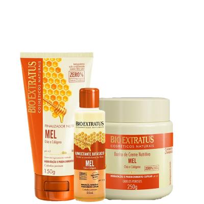 Kit Bio Extratus Mel Finalizacao e Umectacao (3 Produtos)