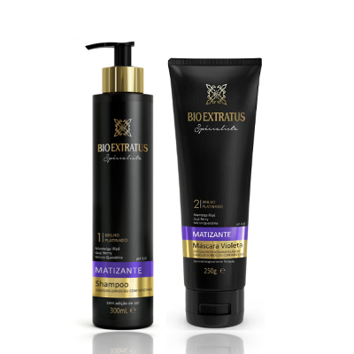Bio Extratus Specialiste Matizante Violeta  Shampoo 300ml e Máscara 250g