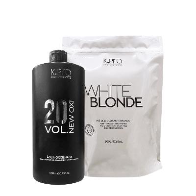 Kit K.Pro White Blonde Ox 20Vol. (2 produtos)