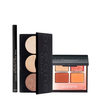 Kit Océane Edition Paleta Hightlight + Caneta Line My Eyes e Sombra Power Glow (3 produtos)