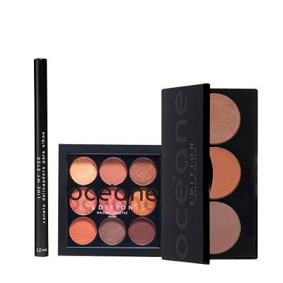 Kit Océane Edition Paleta de Contour + Caneta Line My Eyes e Sombra Pocket Nude (3 produtos)