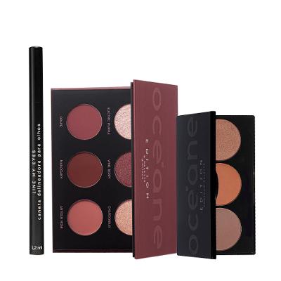 Kit Océane Edition Paleta de Contour + Caneta Line My Eyes e Sombra Glorious (3 produtos)