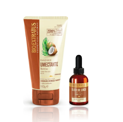 Bio Extratus Umectante De Óleo De Coco Finalizador Umectante 150g+Óleo Umectante 40ml