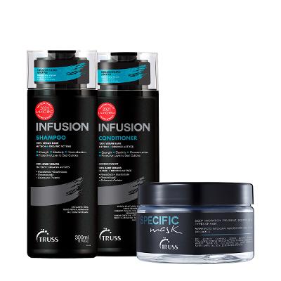 Kit Truss Infusion Shampoo Condicionador e Specific Máscara Capilar (3 produtos)