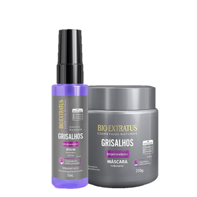 Bio Extratus Grisalhos Kit Mascara Capilar e Serum