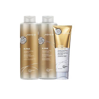 Joico K-PAK Shampoo 1L Condicionador 1L Hidratação 250ml