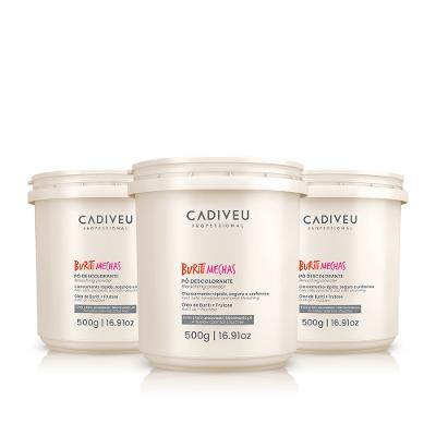 Kit Cadiveu Buriti Mechas  Pó Descolorante 500g (3 produtos)