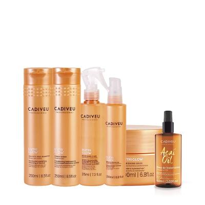 Kit Cadiveu Nutri Glow Completo e Óleo Açaí 60ml (6 produtos)