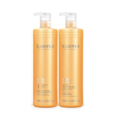 Kit Cadiveu Professional Nutri Glow Shampoo e Máscara Litro (2 produtos)