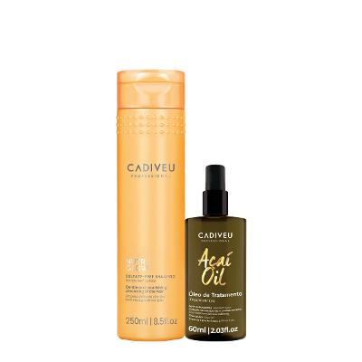 Kit Cadiveu Professional Nutri Glow  Shampoo e Açaí Oil 60 (2 produtos)