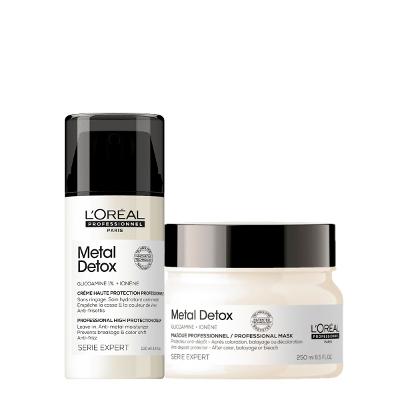 Kit LOréal Professionnel Metal Detox Máscara e Leave-in (2 produtos)