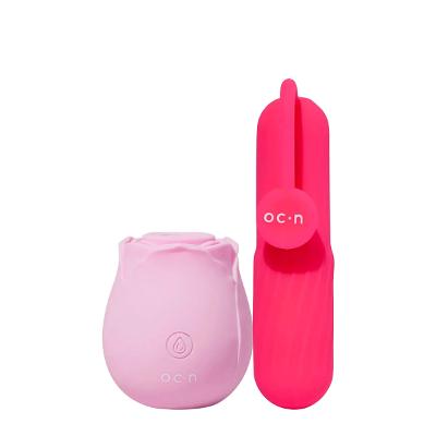 Kit Océane Flutua Rose Sugador e Bullet Massageador (2 produtos)