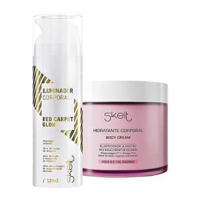 Kit Skelt Red Carpet Glow Hidratante Corporal Urban Iluminador (2 produtos)