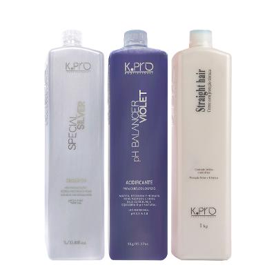 Kit K.Pro Special Silver Shampoo Straight Hair Protetor Térmico e Violet Acidificante (3 produtos)