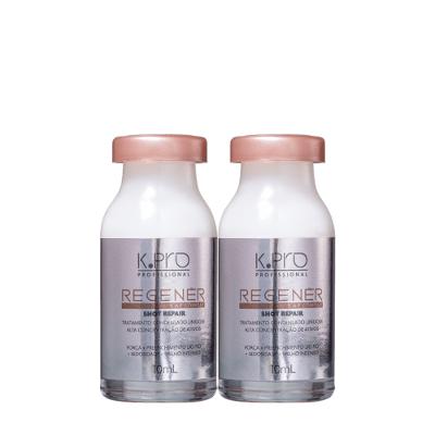 Kit K.Pro Profissional Regenér Shot Repair - Ampola Ampola de Tratamento 10ml (2 unidades)