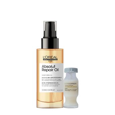 Kit L'Oréal Professionnel Expert Absolut Repair Cortex Lipidium Power Repair e Gold Quinoa 10in1 90ml (2 produtos)