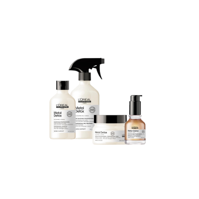 Kit L'Oréal Professionnel Metal Detox Huile Total (4 produtos)