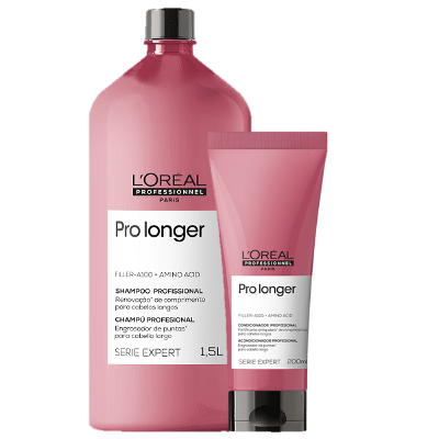 Kit L'Oréal Professionnel Serie Expert Pro Longer Shampoo 1,5L + Condicionador 200ml (2 Produtos)