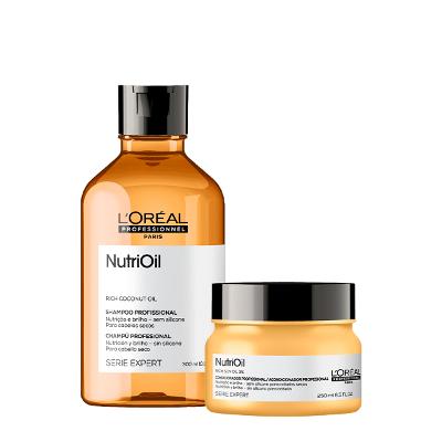 Kit L'Oréal Professionnel Serie Expert NutriOil Shampoo e Máscara P (2 produtos)