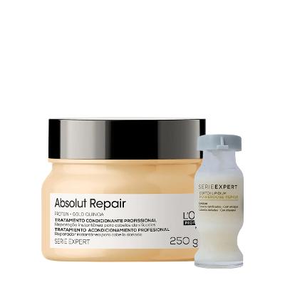 Kit L'Oréal Professionnel Serie Expert Absolut Repair Gold Máscara e Power Repair (2 produtos)