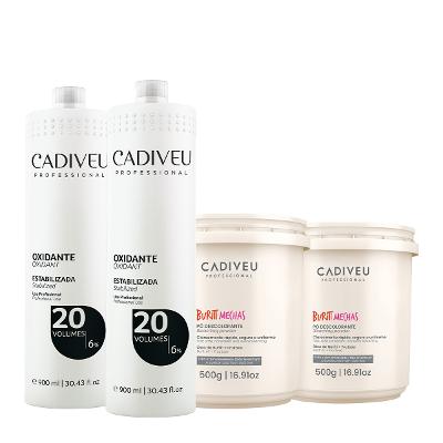 Kit Cadiveu Professional Extra Oxidante 20v e Extra Buriti Mechas (4 produtos)
