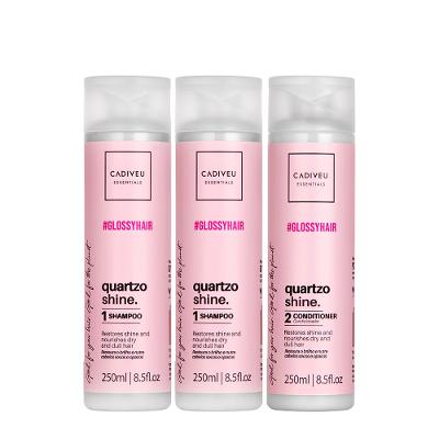 Kit Cadiveu Professional Hair Quartzo Shine Shampoo Extra e Condicionador (3 produtos)
