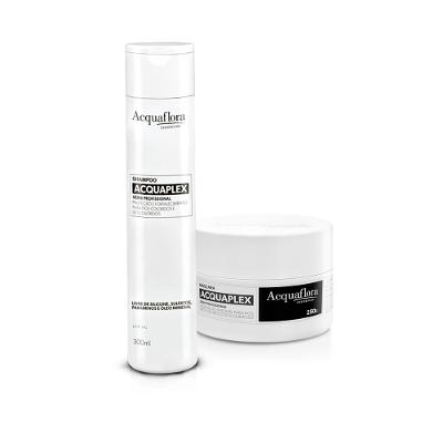 Kit Acquaflora Série Profissional Acquaplex - Máscara Capilar 250g & Acquaflora Série Profissional Acquaplex  Shampo 300