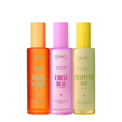 Kit Skelt Amalfi Sunset Perfume Mist Spray Urban Beat Perfume Mist Spray e Unexpected Day Perfume Mist Spray (3 produtos
