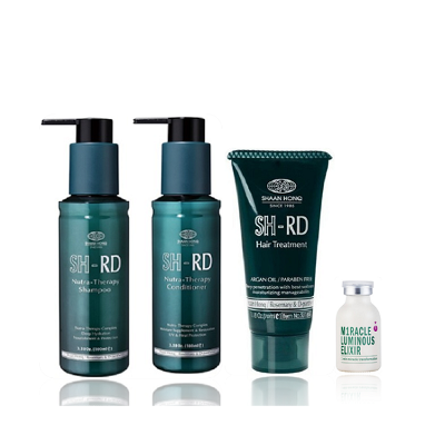 NPPE SHRD Nutra Therapy Duo 100ml Mascara Argan Oil 70ml Elixir Ampola 25ml