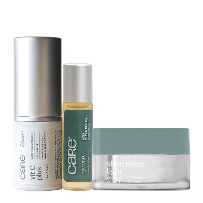 Care Natural Beauty Light Cream Vitamina C e Eye Sérum (3 produtos)