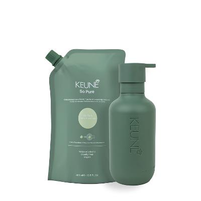 Kit Keune So Pure Clarify Condicionador Refil e Dispenser Frasco (2 produtos)