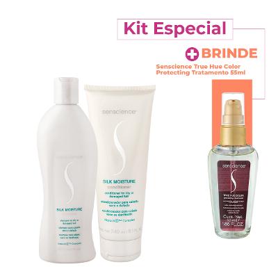 Kit Senscience Moisture Silk True Hue Duo Sérum (3 produtos)