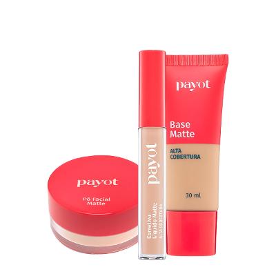 Kit Payot Alta Cobertura Base Corretivo Cor 1.5 e Pó Solto (3 produtos)