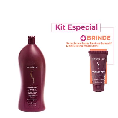 Kit Senscience True Hue Violet  Condicionador Litro e Inner Restore Intensif (2 produtos)