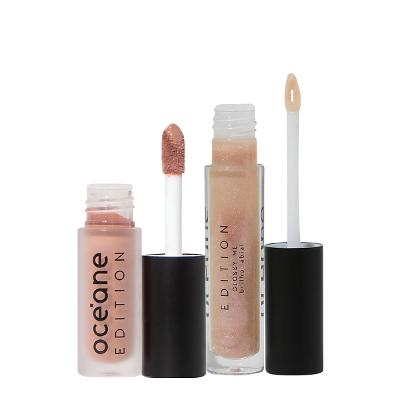 Kit Océane Edition Color My Lips Naked Nude e Glossy Me Glazed (2 produtos)