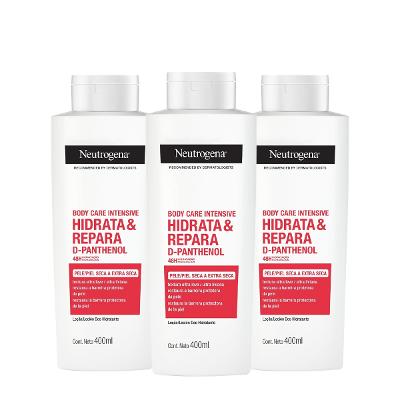 Kit Neutrogena Body Care Intensive Hidrata&Repara Hidratante Corporal 400 (3 unidades)