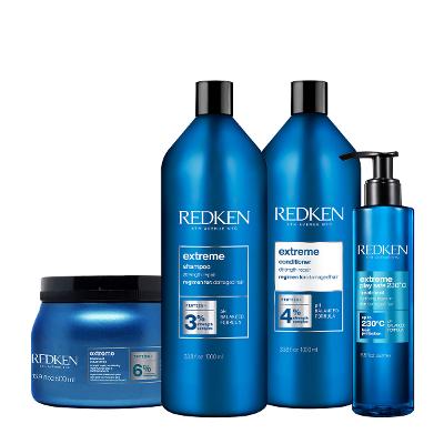 Kit Redken Extreme Salon Total Leave-in (4 produtos)