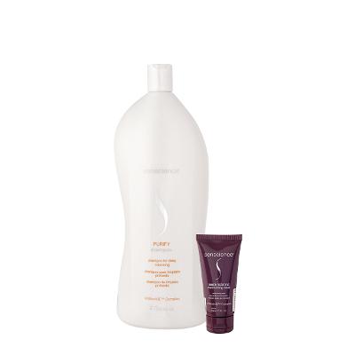 Kit Senscience Purify Shampoo e Inner Restore Máscara (2 produtos)