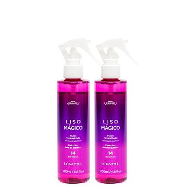 Kit Lowell Liso Mágico Fluído Termoativado Extra (2 unidades)