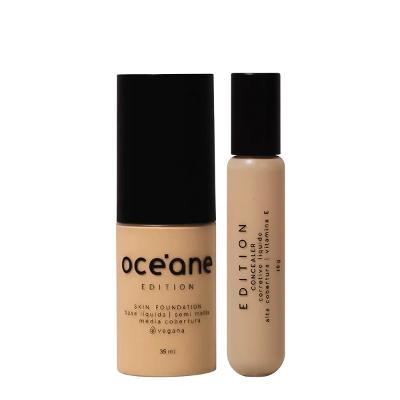 Kit Océane Skin Foundation 300M e Concealer Medium Light (2 produtos)