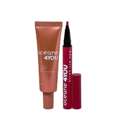 Kit Océane 4you Flush Bright Cherry e Lip Pen Magenta (2 produtos)