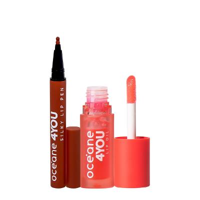 Kit Océane 4you Lip Pen Mauve e Lip Oil (2 produtos)
