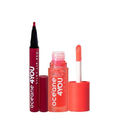 Kit Océane 4you Lip Pen Magenta e Lip Oil (2 produtos)