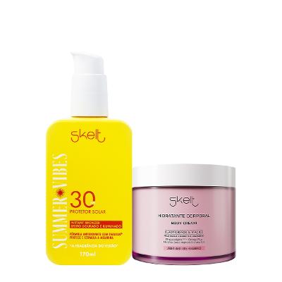 Kit Skelt Summer Vibes FPS30 Urban Beat Protetor Solar Hidratante (2 produtos)
