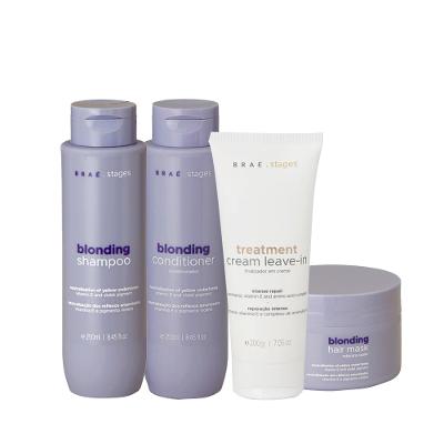 Kit Braé Stages Blonding Home Care Leave-in (4 produtos)