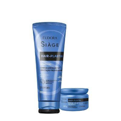 Kit Eudora Siàge Hair-Plastia Shampoo Máscara (2 produtos)