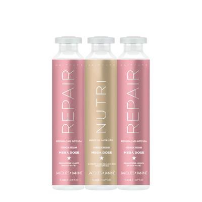 Kit Cronograma Ampolas Jacques Janine Hidratação (3 produtos)
