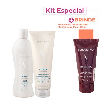 Kit Senscience Balance Inner Restore Duo Máscara (3 produtos)