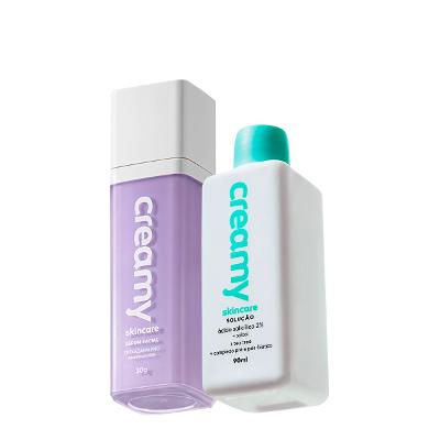 Kit Creamy Skincare Pro-Adapaleno Ácido Salicílico Sérum Tônico (2 produtos)