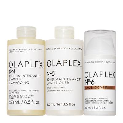 Kit Olaplex No. 4 No. 5 No. 6 Bond Smoother Duo Leave-in (3 produtos)